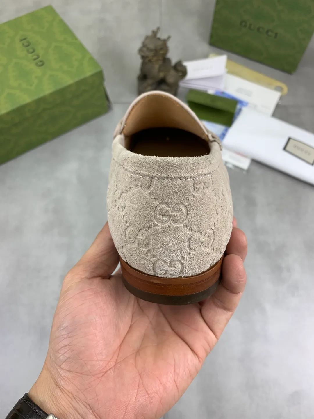 Men's men's shoes 💰P540 [New style] Water-dyed cowhide 💰💎💎💎 [Gucci] Gucci high-end men's formal business leather shoes, original order 1:1 authentic goods! Original imported high-end washed calfskin, original metal buckle, imported first-layer cowhide lining for feet, original outsole, men's shoe size: 38-44, multiple colors available